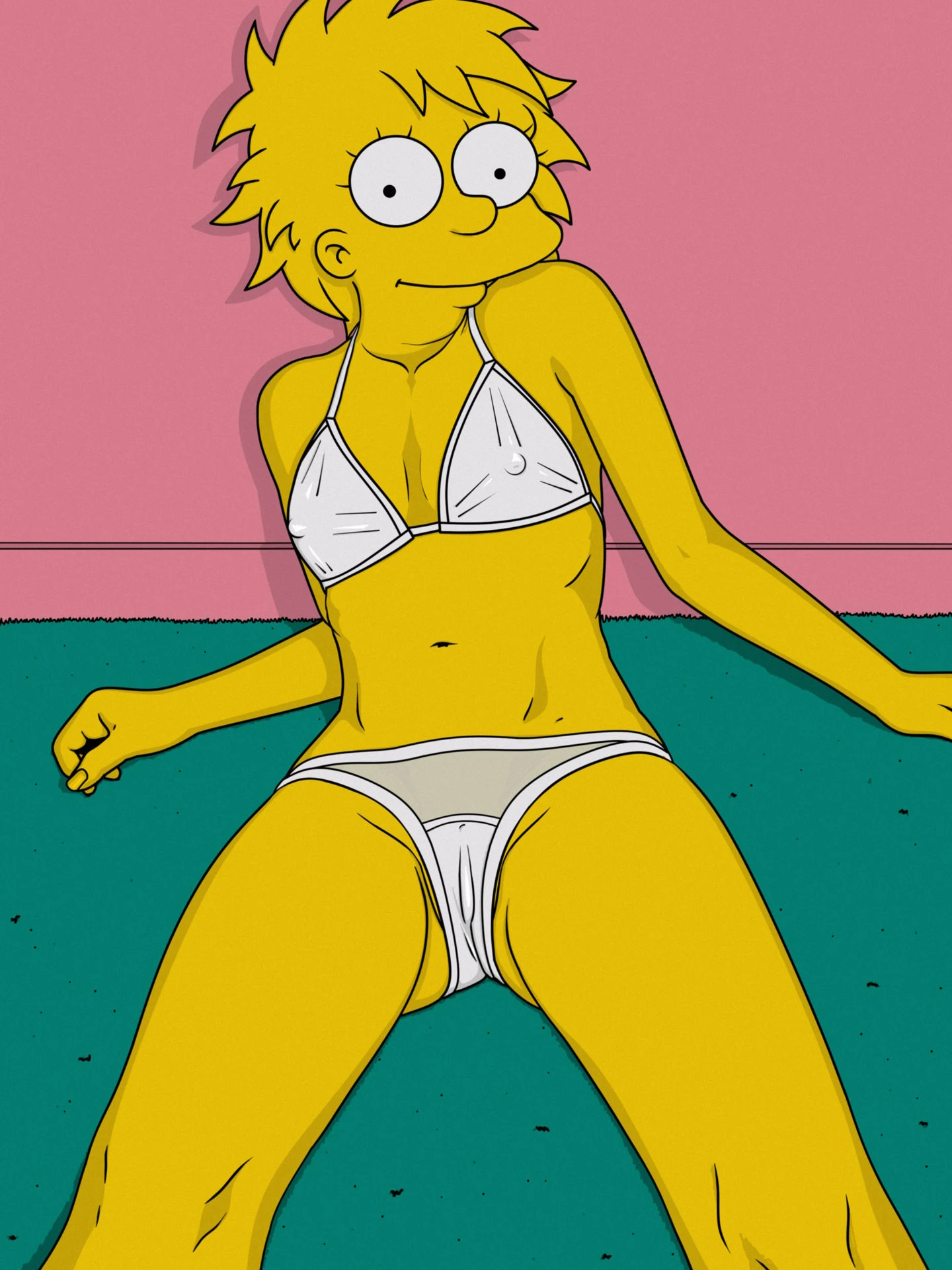 Maggie Simpson posing 01