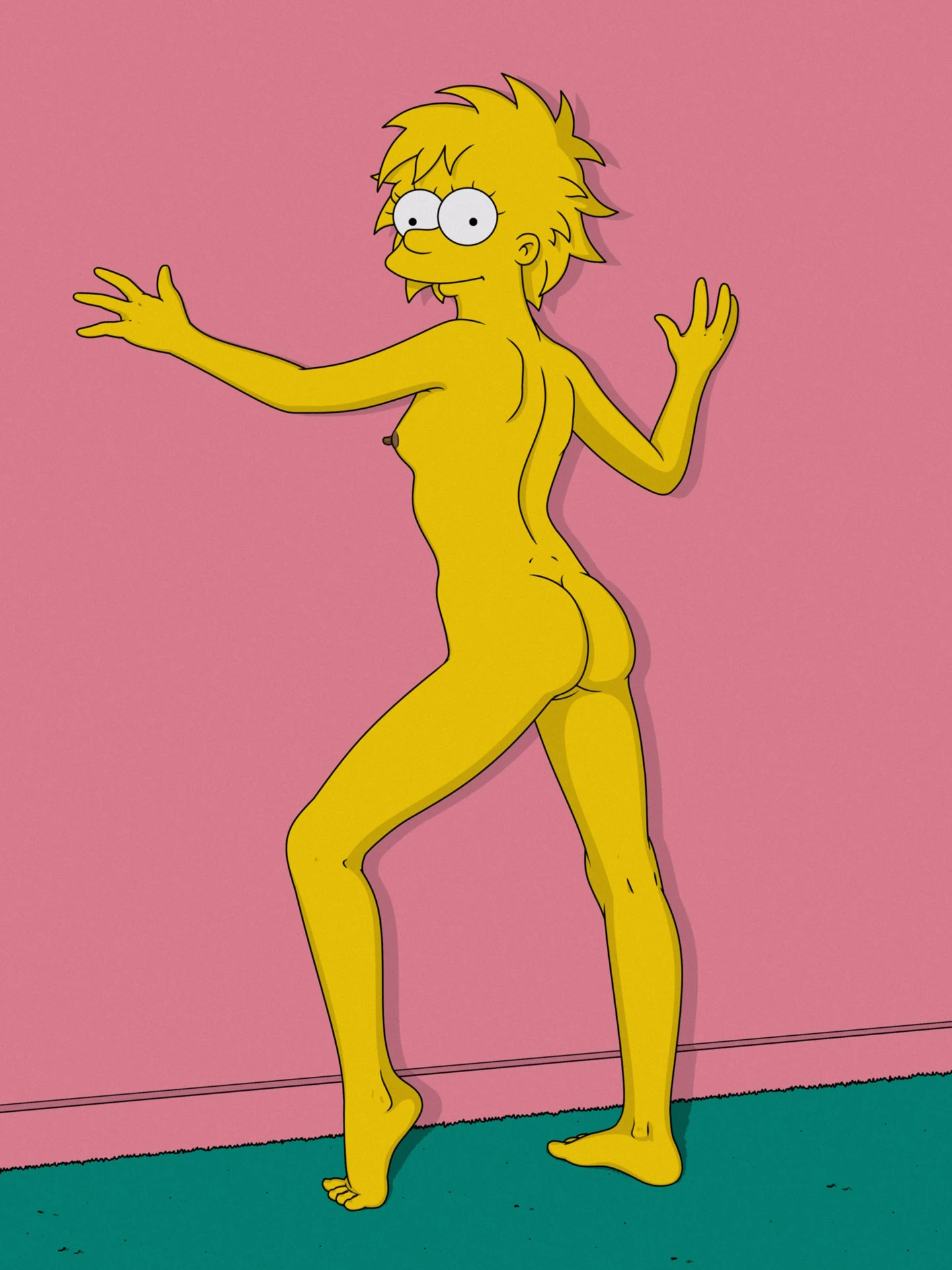 Maggie Simpson posing 02